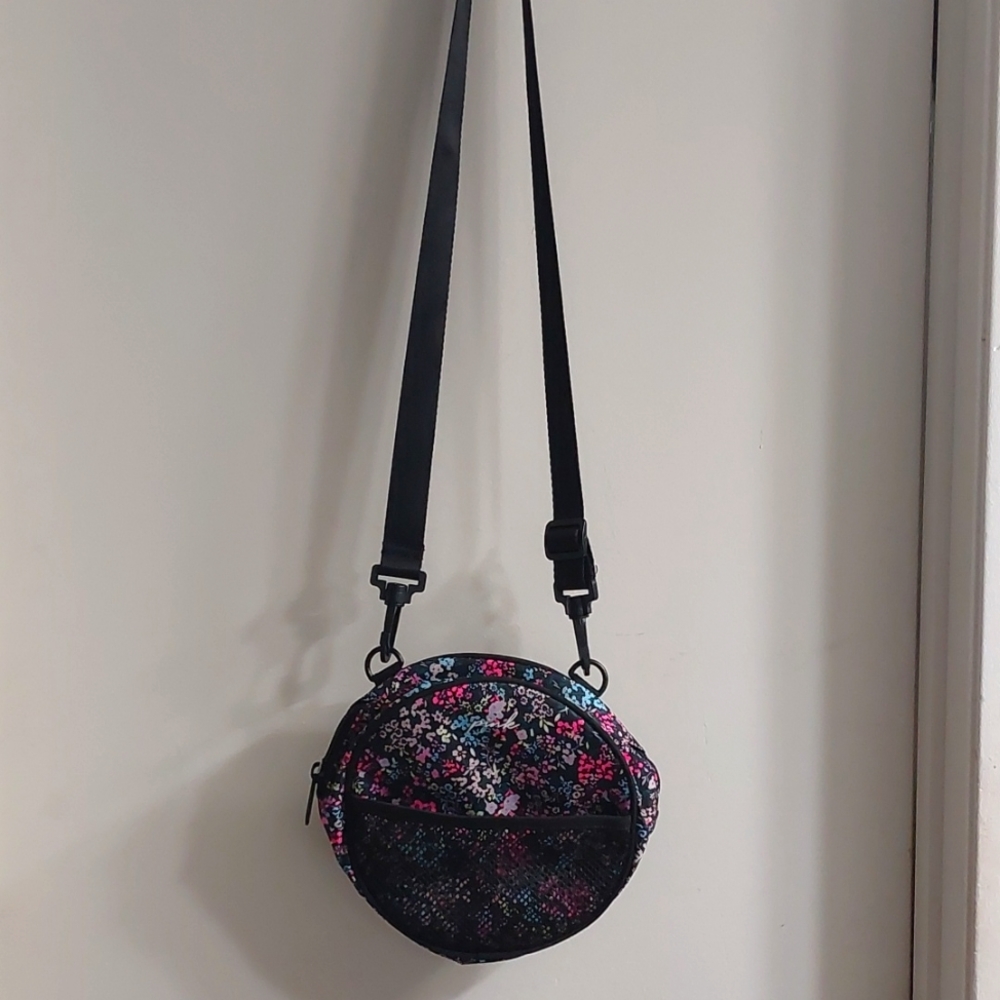 Pink round crossbody